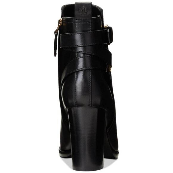 Lauren Ralph Lauren Women's Madisyn Buckled Dress Booties - Picture 3 of 4
